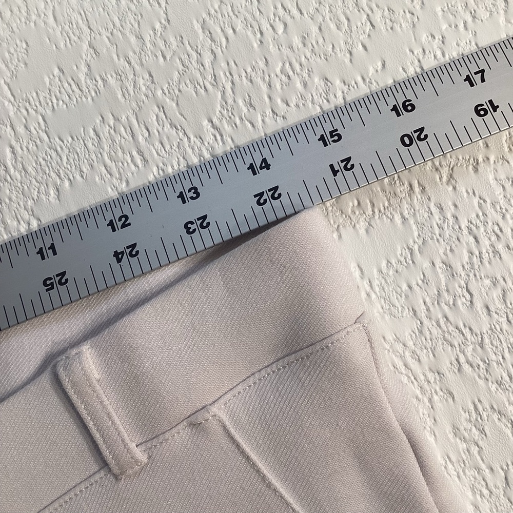Betabrand Dress Yoga Pant White Straight Size Medium Petite W0076 - Picture 5 of 12